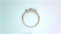 Ringe Sommer Dame Anello Con Pietra in Gold Topazio TOP AZZ ZIRC D UZ/C - TOP AZZ ZIRC D UZ/C